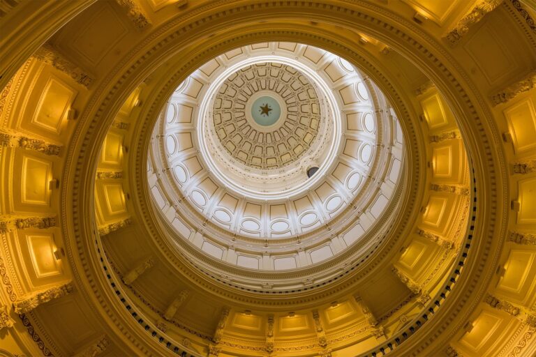 Interior of The Dome of Texas State Capitol